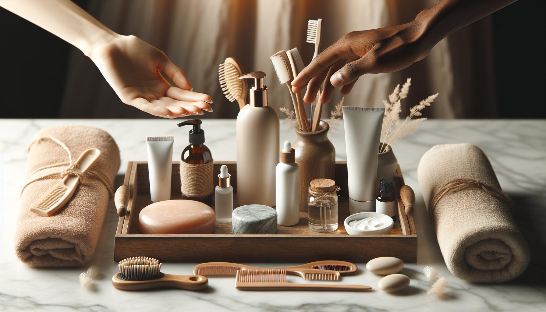 Przybory toaletowe, kosmetyki i higiena osobista