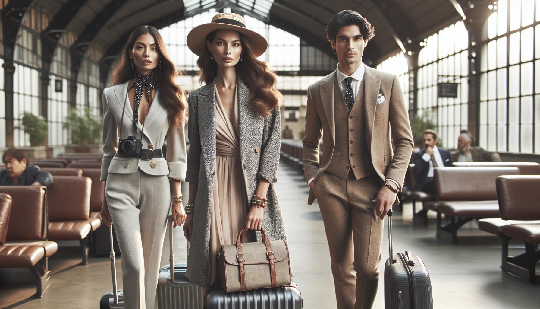 Moda i etykieta - ubrania na luksusową podróż