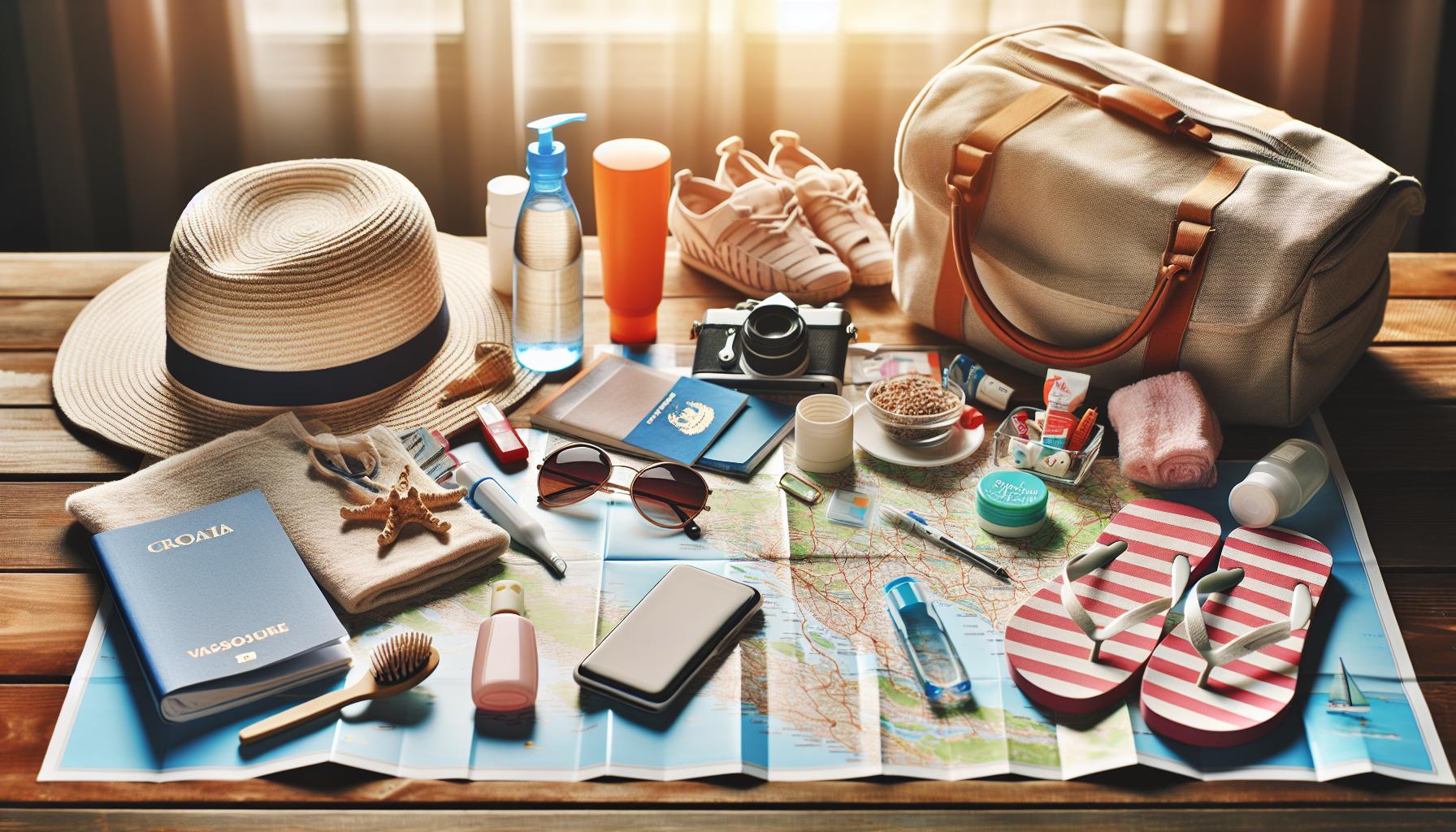 Co zabrać na wakacje do Chorwacji – Plan Idealny 1 Co zabrać na wakacje do Chorwacji: Lista niezbędnych akcesoriów