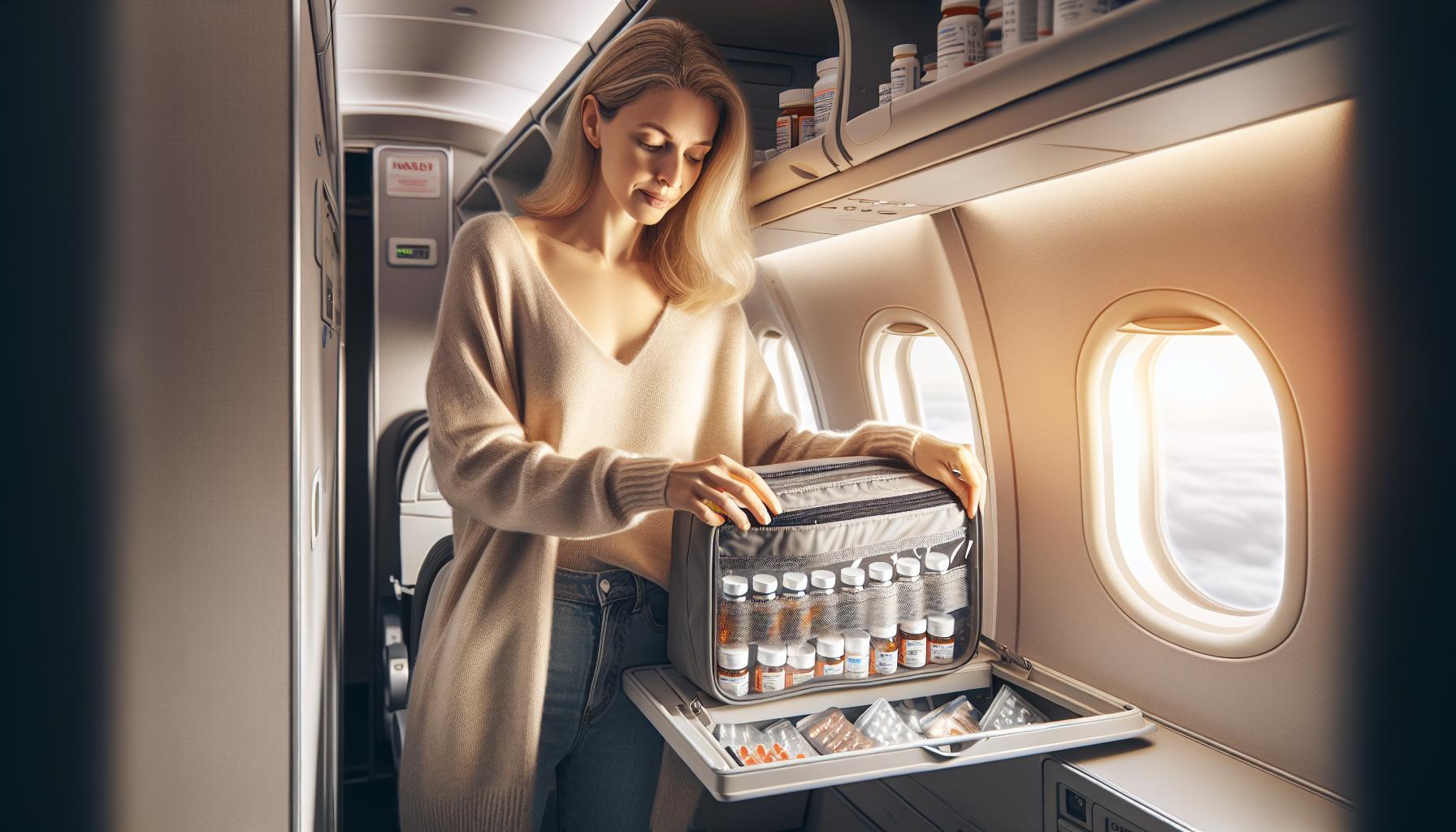 Zasady dotyczące transportu leków w kabinie