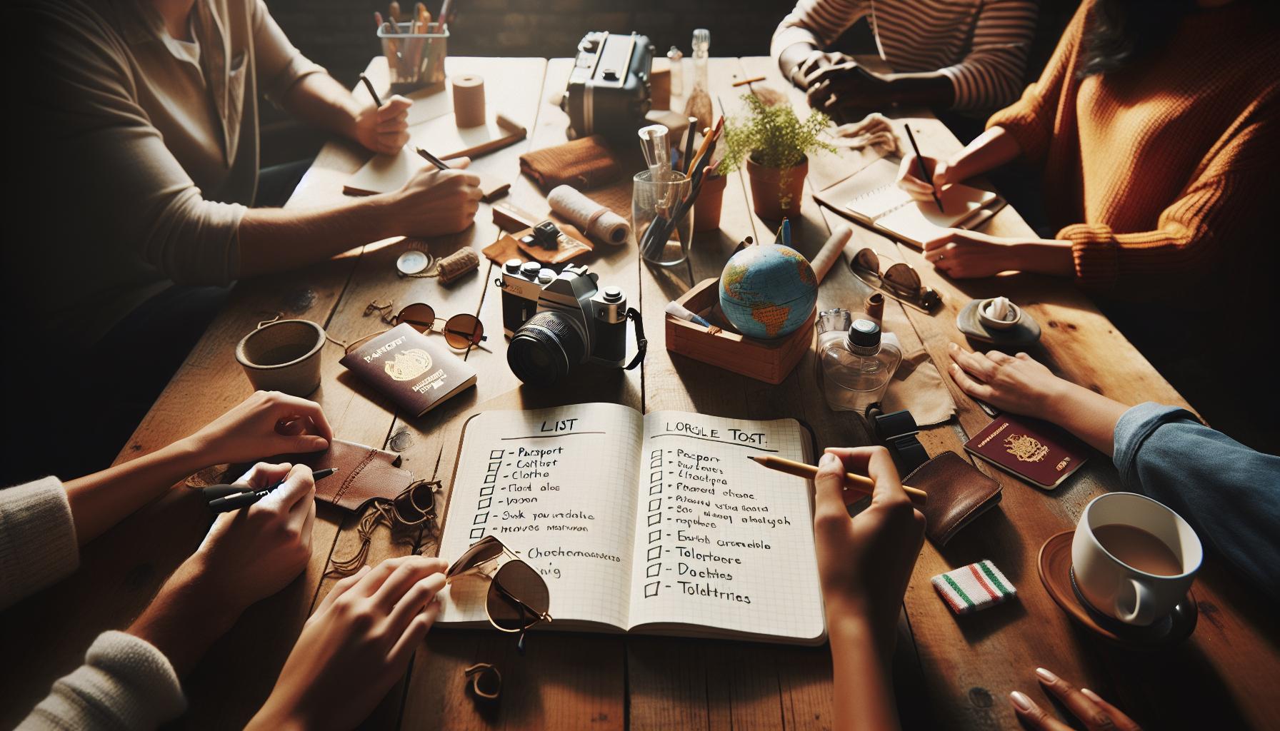 Jak stworzyć listę rzeczy do zabrania