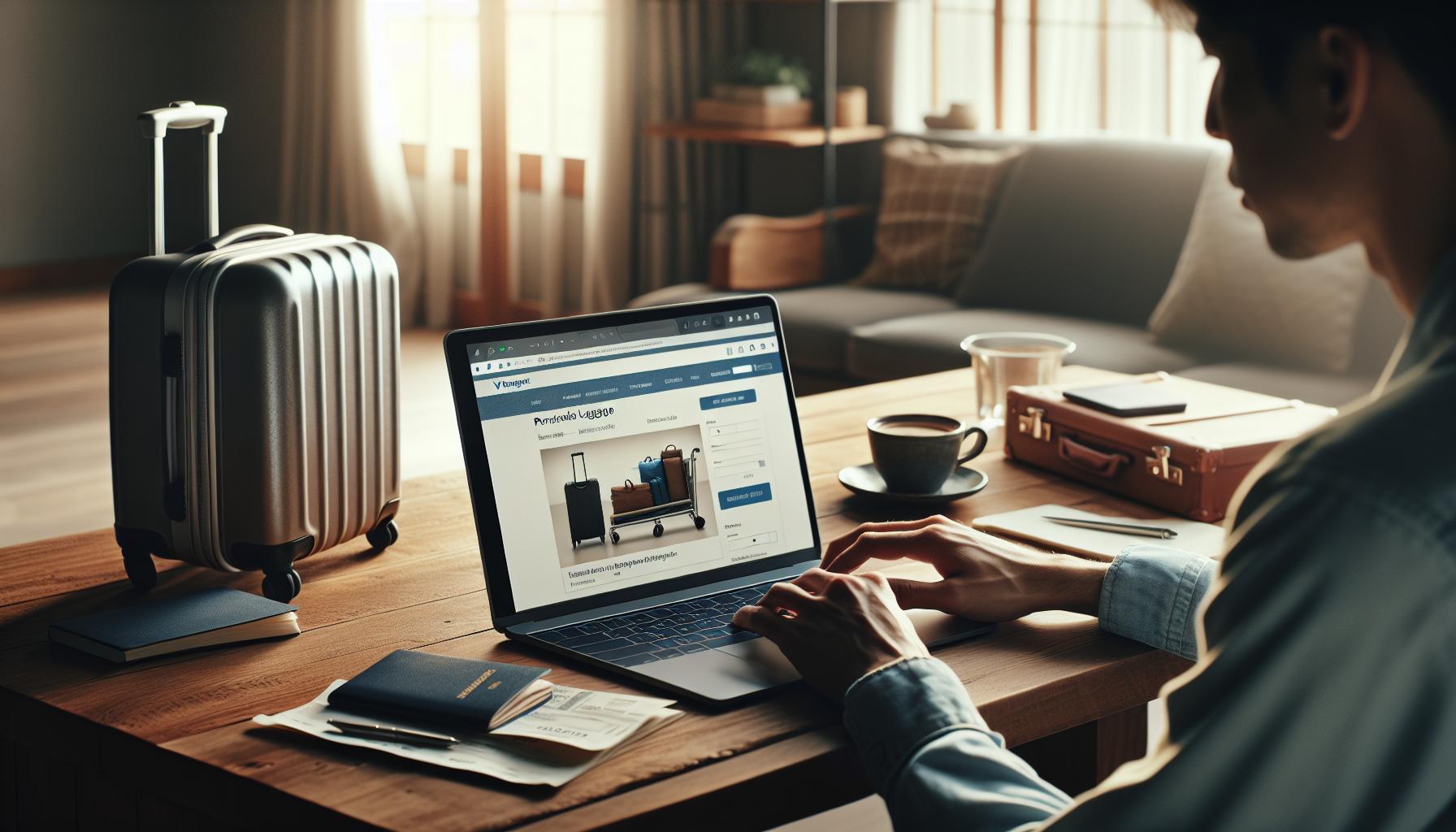 Jak dokonać zakupu bagażu na stronie linii lotniczej?