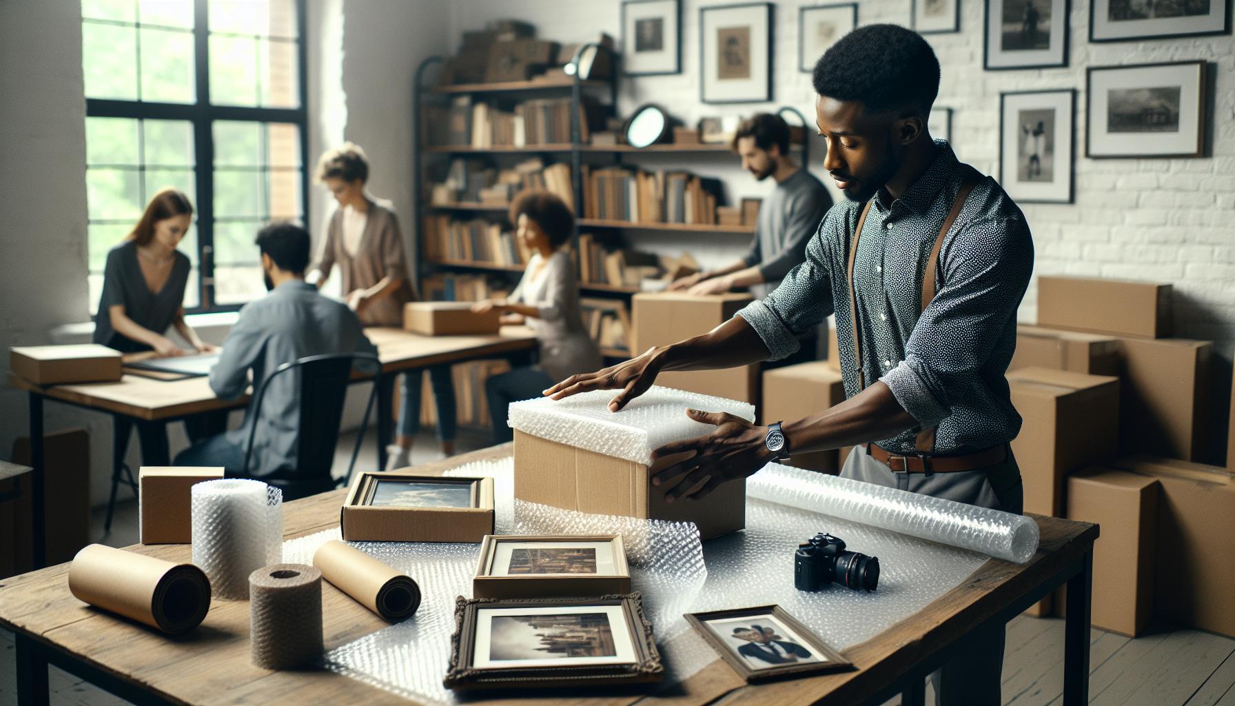 Jak wybrać odpowiednie materiały do pakowania zdjęć