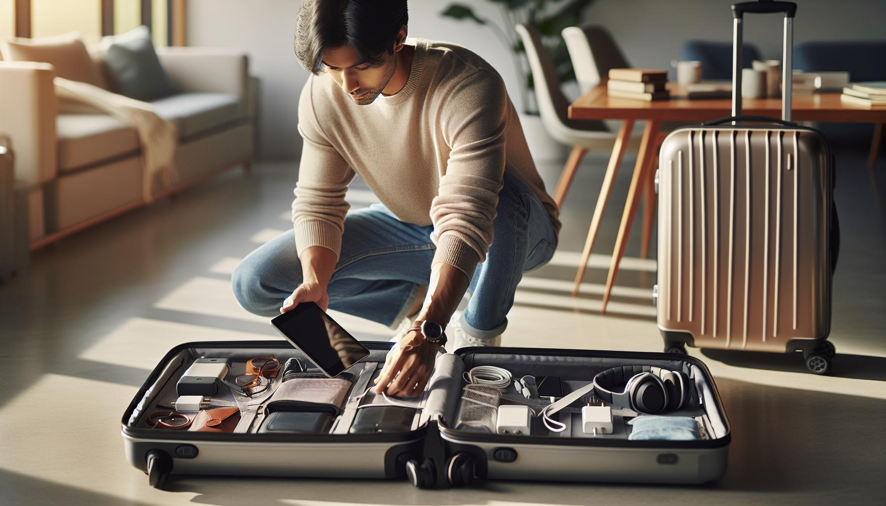 Jak dobrze spakować walizkę – Sekrety Doświadczonych Podróżników 3 Zarządzanie akcesoriami i elektronika w walizce