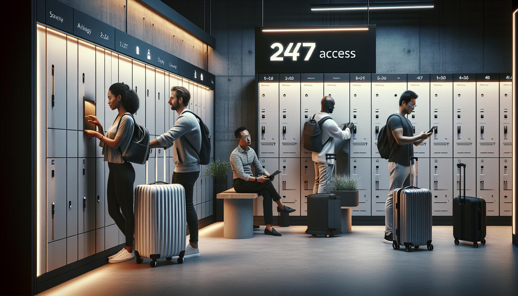 Lokalizacje z dostępem 24/7 do bagażu