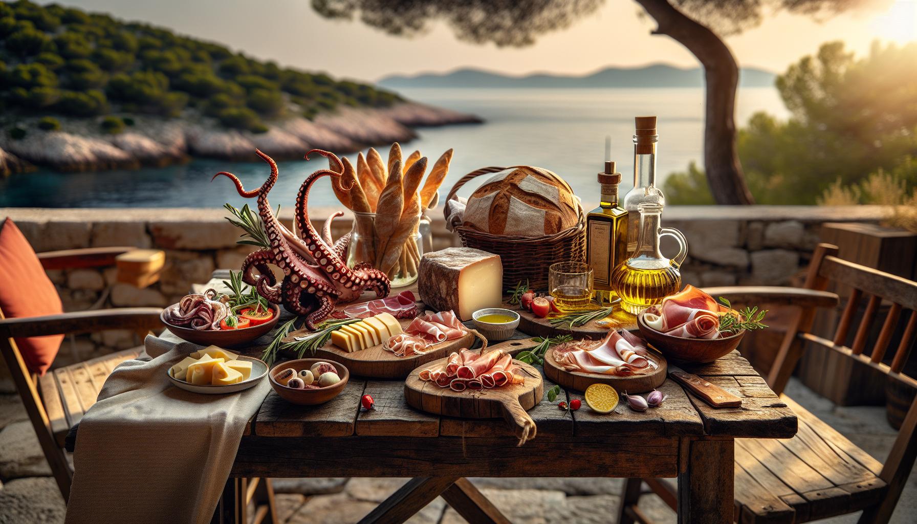 Najlepsze lokalne produkty spożywcze w Chorwacji