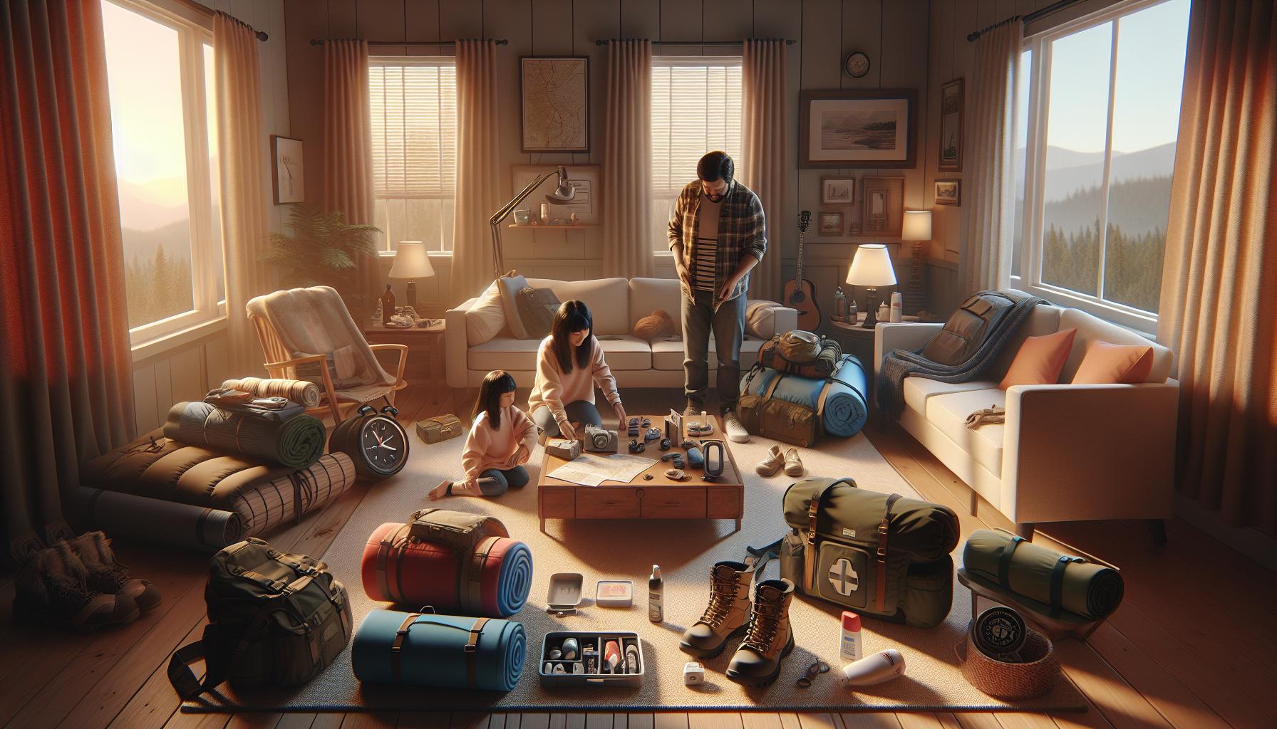 Bezpieczeństwo podczas pakowania na obóz