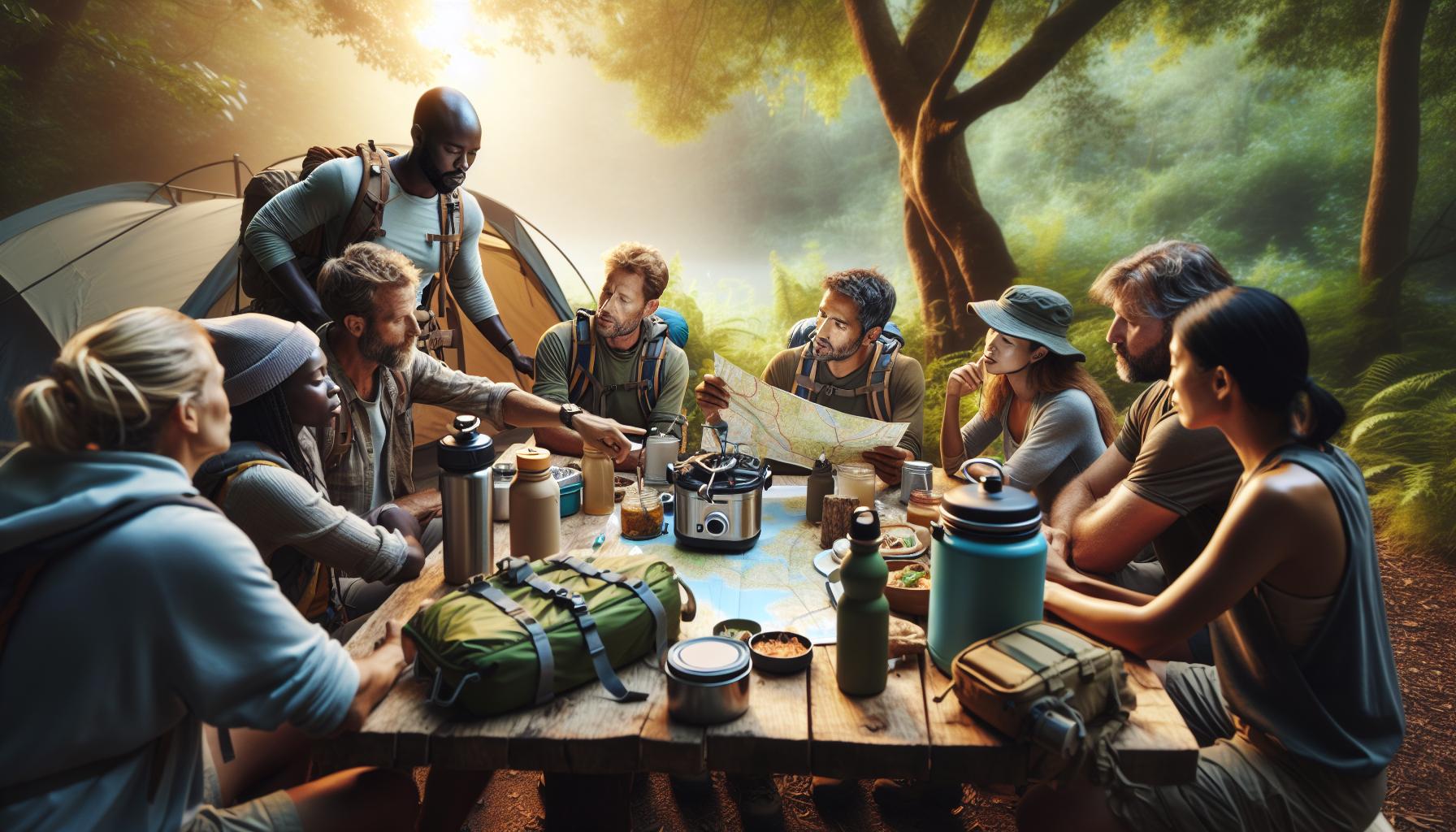 Planowanie posiłków i napojów na szlaku