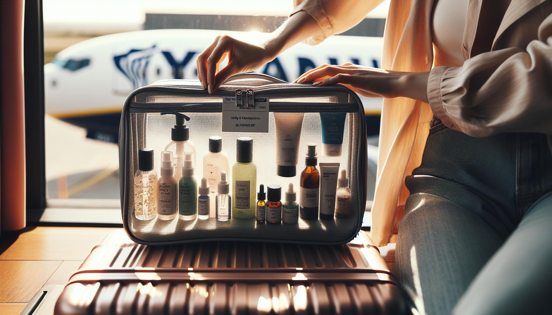Jakie są zasady pakowania kosmetyków do samolotu Ryanair?