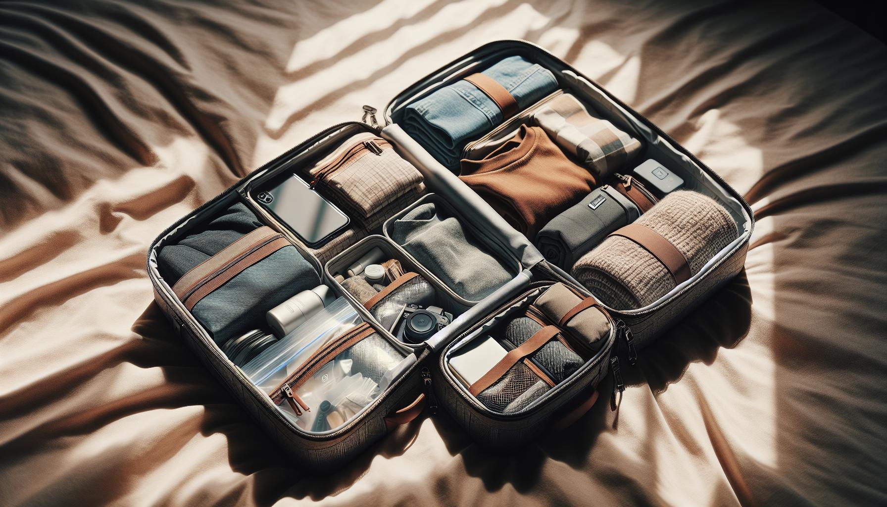 Jak się spakować do bagażu podręcznego – Kompletny Przewodnik 4 Jak zorganizować przestrzeń w torbie?