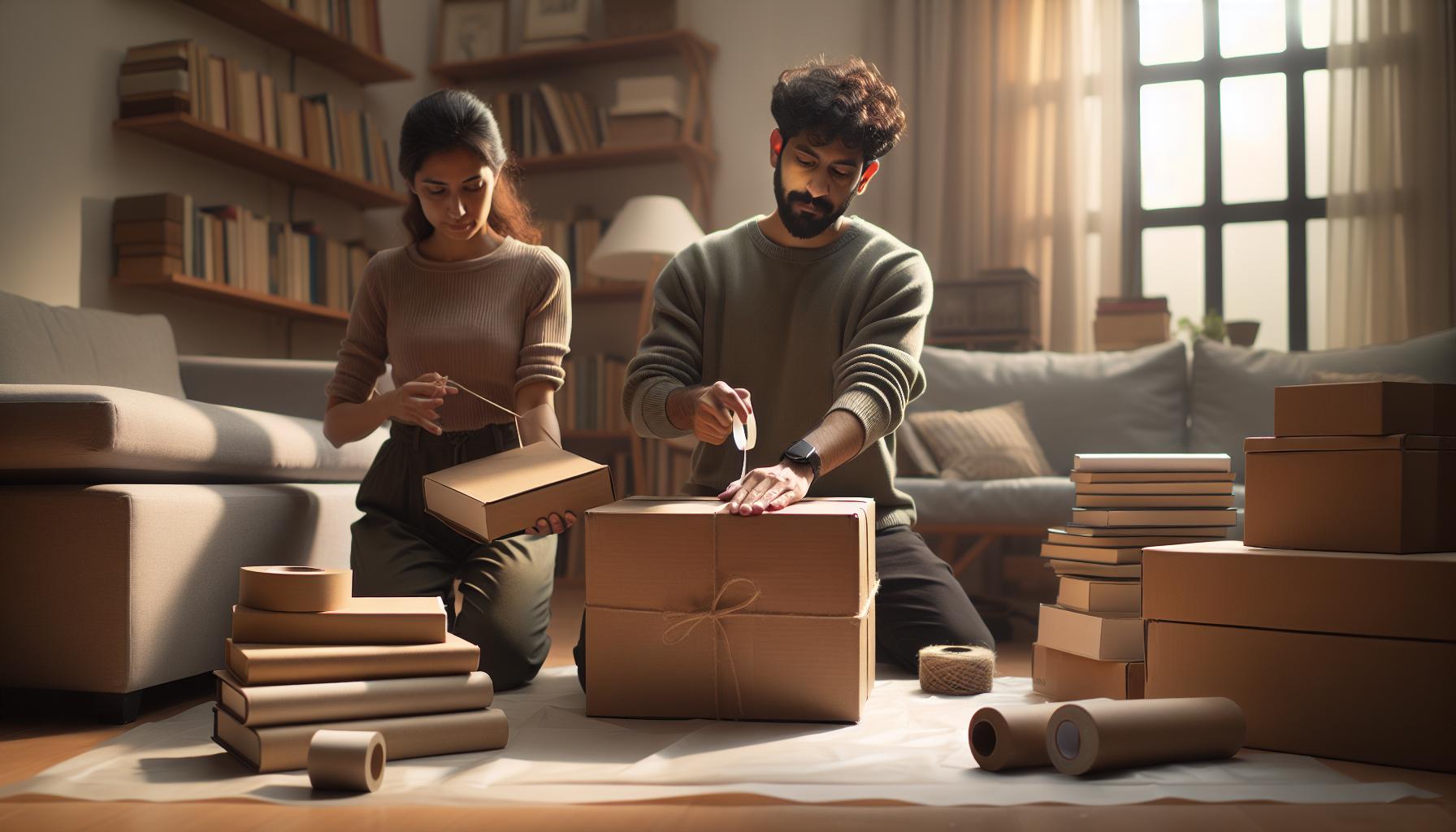 Tanie metody pakowania książek krok po kroku