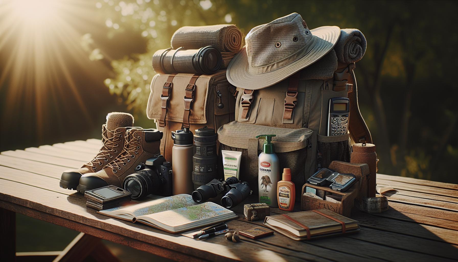 Najważniejsze przedmioty do spakowania na Safari