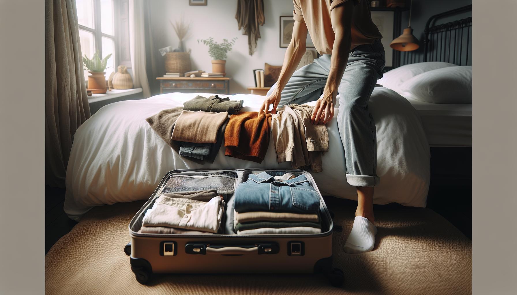 Jak pakować ubrania do torby?