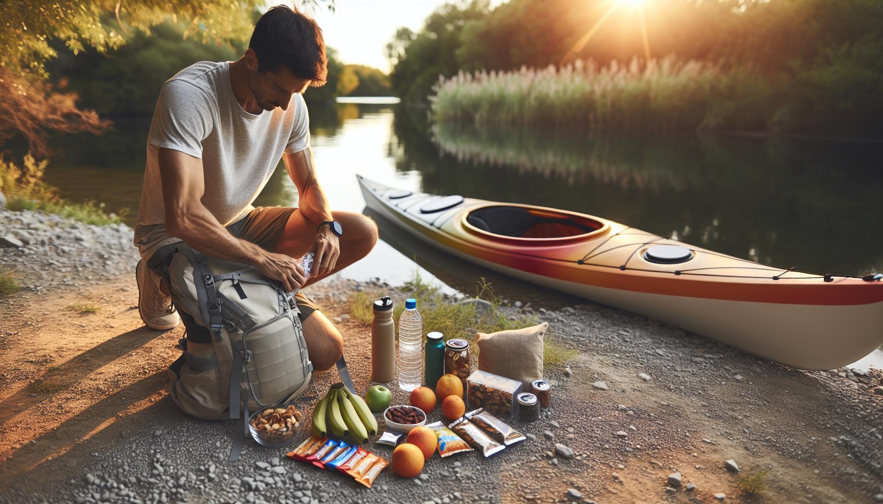Co zabrać na kajaki - lista produktów do jedzenia